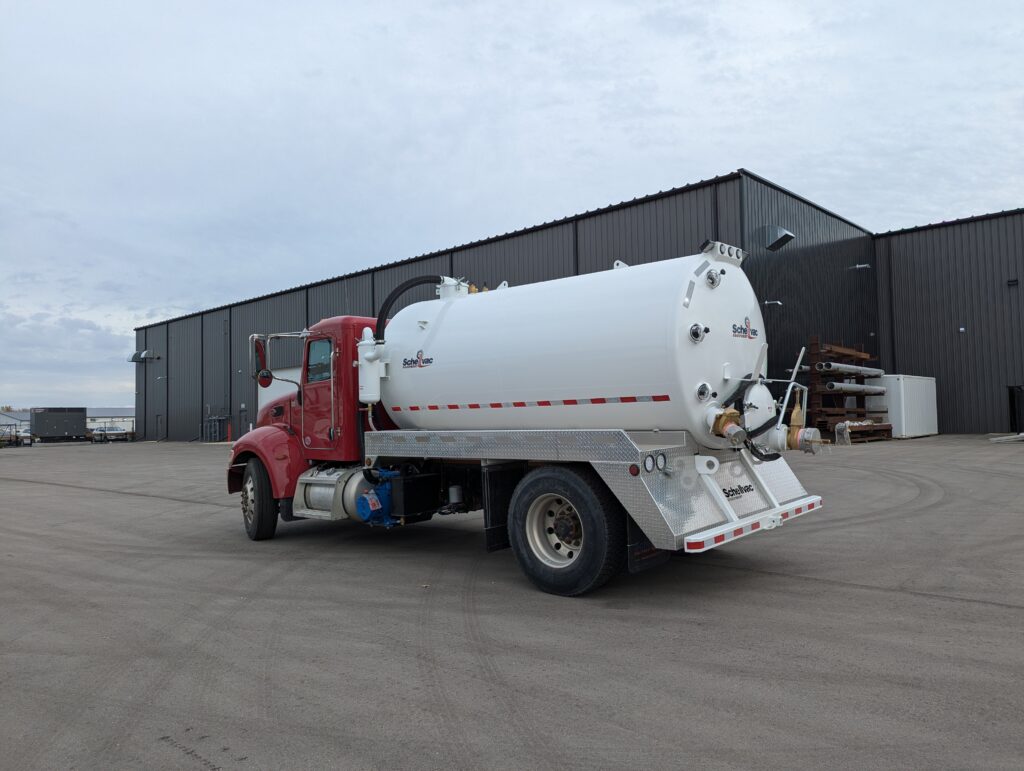 Septic Pumper Truck, Septic truck, Vacuum truck, small, single axle, NON-CDL, Hydraulic brakes